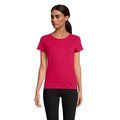 Camiseta Ajustada Mujer Algodón Orgánico Fuchsia Xl