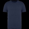 Camiseta algodón corte ajustado Washed Navy Blue XXS