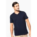 Camiseta algodón cuello de pico hombre