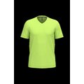 Camiseta de algodón con cuello de pico Lime Xl