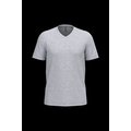 Camiseta de algodón con cuello de pico Oxford Grey 3Xl