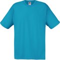Camiseta algodón cuello redondo Azur Blue 3XL