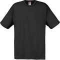 Camiseta algodón cuello redondo Black L