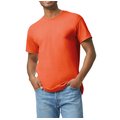 Camiseta algodón hombre Orange 3Xl