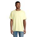 Camiseta de algodón para hombre oversize Amarillo Claro Xxl