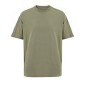 Camiseta de algodón para hombre oversize Caqui Xxl