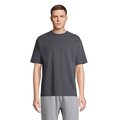 Camiseta de algodón para hombre oversize Gris Ratón S