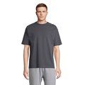 Camiseta de algodón para hombre oversize Gris Ratón Xxl