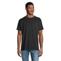 Camiseta de algodón para hombre oversize Negro Profundo M