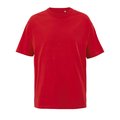Camiseta de algodón para hombre oversize Rojo Brillante Xxl
