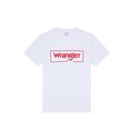 Camiseta algodón con logo Wrangler White 4Xl