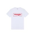Camiseta algodón con logo Wrangler White S