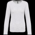 Camiseta algodón de manga larga mujer Ash Heather L