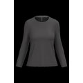 Camiseta algodón de manga larga mujer Dark Grey S
