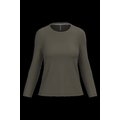 Camiseta algodón de manga larga mujer Dark Khaki M