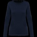 Camiseta algodón manga larga mujer Deep Navy XS