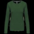 Camiseta algodón de manga larga mujer Forest Green M