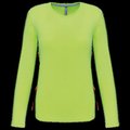 Camiseta algodón de manga larga mujer Lime XXL