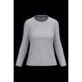Camiseta algodón de manga larga mujer Oxford Grey Xl