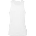 Camiseta algodón sin mangas hombre White XL