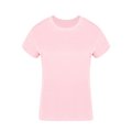 Camiseta Algodón Mujer Colores S a XXL Rosa XXL