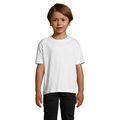 Camiseta Algodón Niño 190g Blanco 4 años