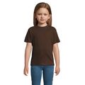 Camiseta Algodón Niño 190g Chocolate 10 Años