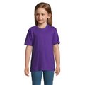 Camiseta Algodón Niño 190g Morado Oscuro 2 Años