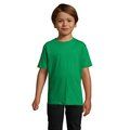 Camiseta Algodón Niño 190g Verde 6 años
