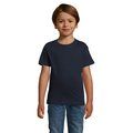 Camiseta Algodón Niño Cuello Elástico French Marino 12 Años