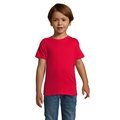 Camiseta Algodón Niño Cuello Elástico Rojo 8 Años