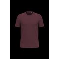 Camiseta algodón orgánico ajustado Dark Cherry S