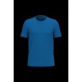 Camiseta algodón orgánico ajustado Sea Blue Xs