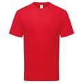 Camiseta de algodón orgánico corte clásico Red L
