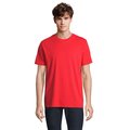 Camiseta Algodón Orgánico Corte Moderno Rojo Brillante Xl