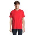 Camiseta Algodón Orgánico Corte Moderno Rojo Brillante Xxl