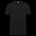 Camiseta algodón orgánico cuello redondo Black Xxs