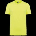 Camiseta algodón orgánico cuello redondo Fluorescent Yellow XL