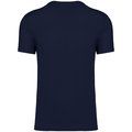 Camiseta algodón orgánico y lino unisex Navy Blue L