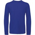 Camiseta algodón orgánico manga larga hombre Cobalt Blue L