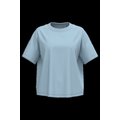 Camiseta algodón orgánico oversize mujer Aquamarine Xxs/Xs