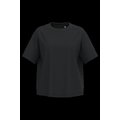 Camiseta algodón orgánico oversize mujer Black S/M
