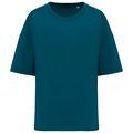 Camiseta algodón orgánico oversize mujer Peacock Green XXS/XS