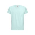 Camiseta algodón sostenible Azul Claro XS