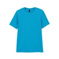 Camiseta de algodón suave Carribean Blue 3XL