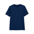 Camiseta de algodón suave Navy M