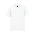 Camiseta de algodón suave White M