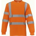 Camiseta alta visibilidad manga larga Hi Vis Orange L