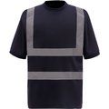 Camiseta alta visibilidad reflectante Navy L
