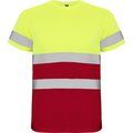 Camiseta Alta Visibilidad ROJO LABORAL/AMARILLO FLÚOR 3XL